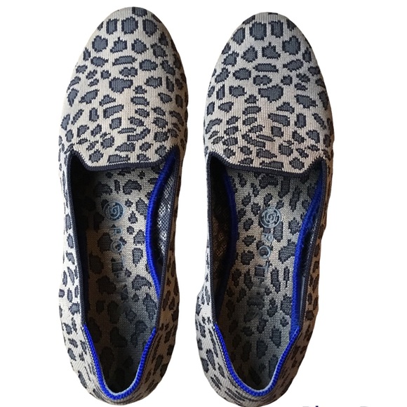 Rothy's Shoes - Rothy’s Leopard Animal Print Round Toe Flats Loafers